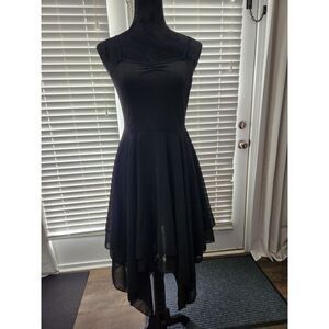 Iefiel Black High-Low Dress – Size M